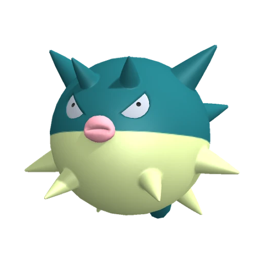 Qwilfish, Front, in Pokémon Champions