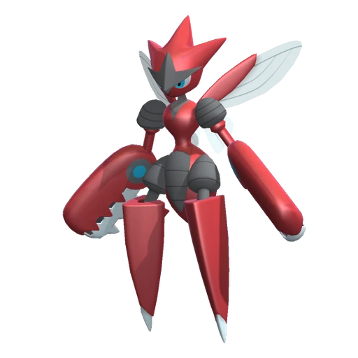 Scizor Mega, Front, in Pokémon Champions