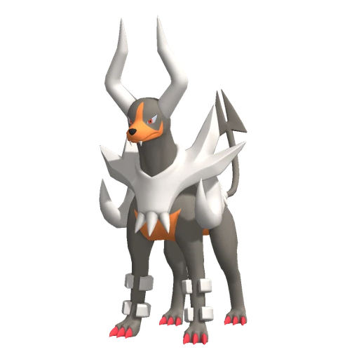 Houndoom Mega, Front, in Pokémon Champions