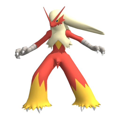 Blaziken, Front, in Pokémon Champions