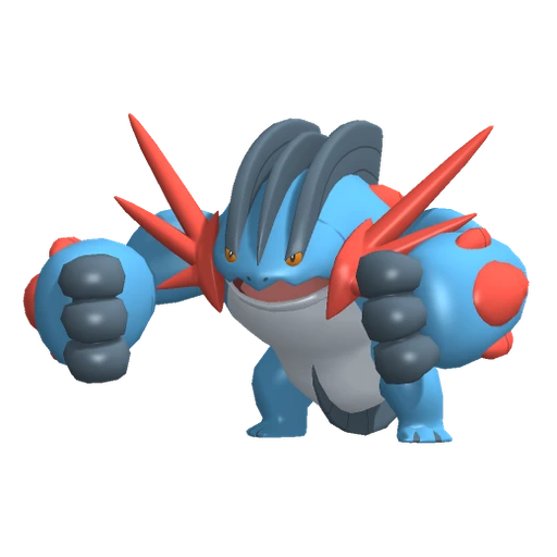 Swampert Mega, Front, in Pokémon Champions