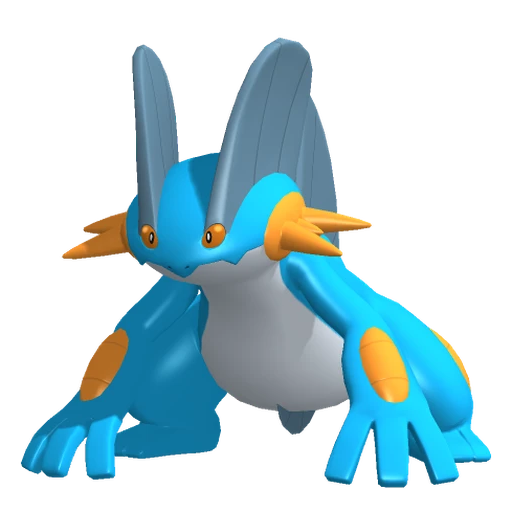 Swampert, Front, in Pokémon Champions