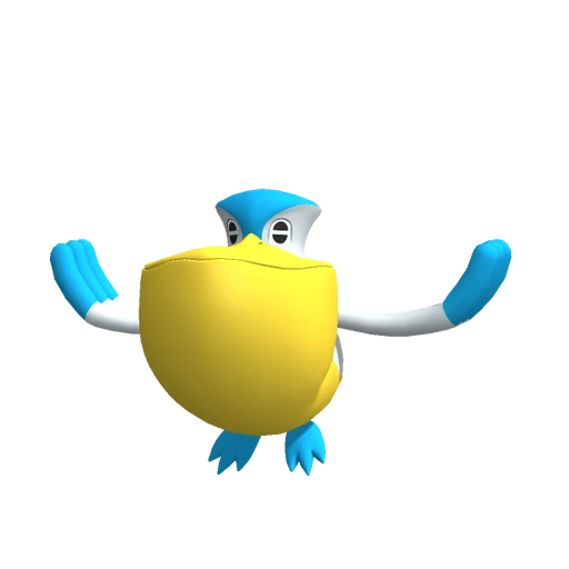 Pelipper, Front, in Pokémon Champions