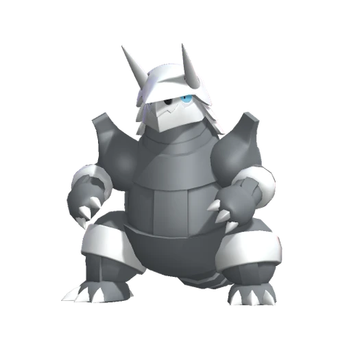 Aggron, Front, in Pokémon Champions
