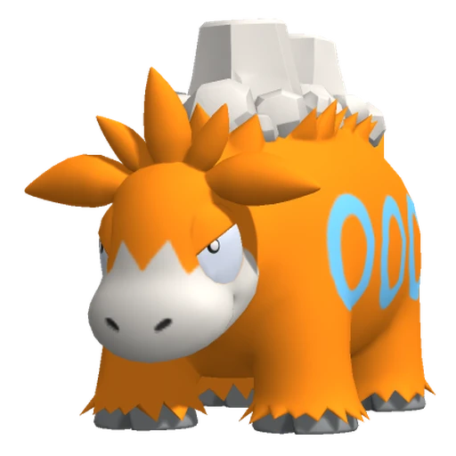 Camerupt, Front, in Pokémon Champions