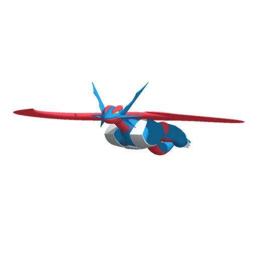 Salamence Mega, Front, in Pokémon Champions