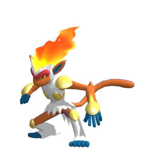 Infernape, Front, in Pokémon Champions