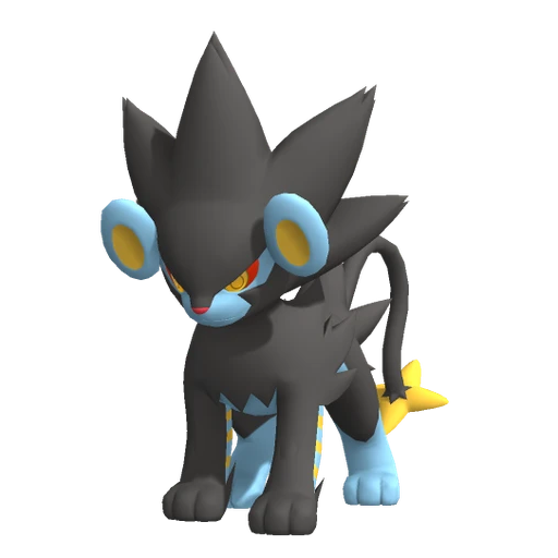 Luxray, Front, in Pokémon Champions