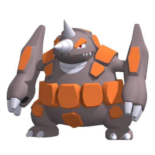 Rhyperior, Front, in Pokémon Champions