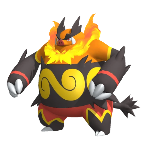 Emboar, Front, in Pokémon Champions