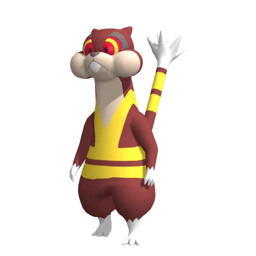 Watchog, Front, in Pokémon Champions