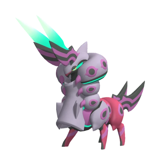Scolipede Mega, Front, in Pokémon Champions