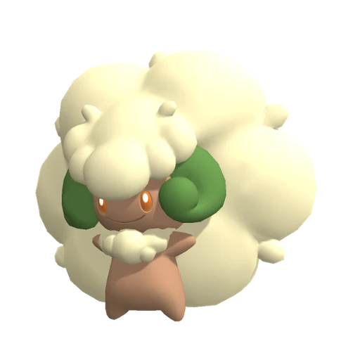 Whimsicott, Front, in Pokémon Champions