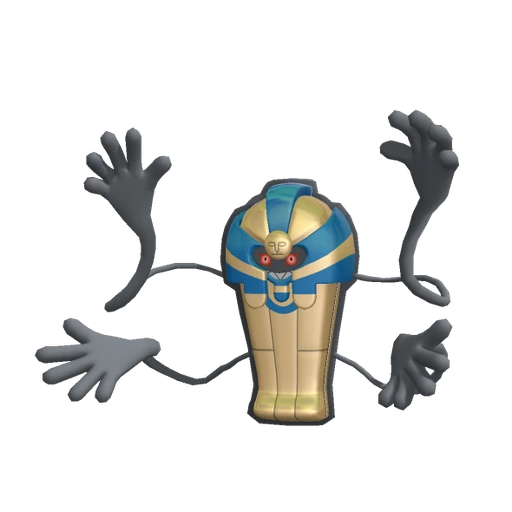 Cofagrigus, Front, in Pokémon Champions
