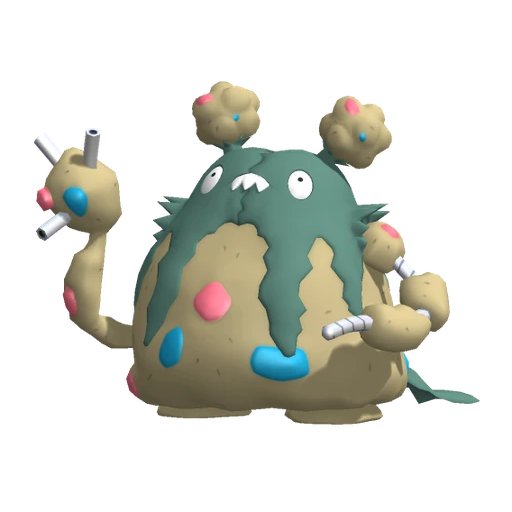 Garbodor, Front, in Pokémon Champions