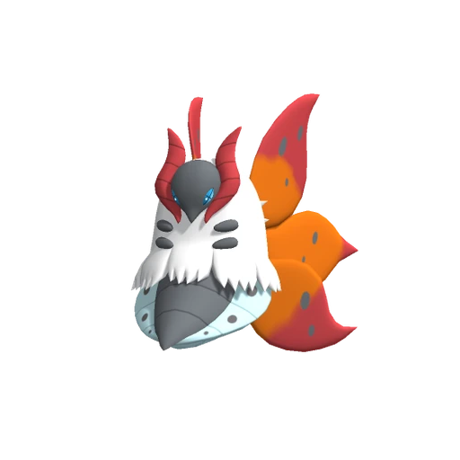 Volcarona, Front, in Pokémon Champions