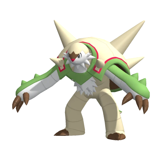 Chesnaught, Front, in Pokémon Champions