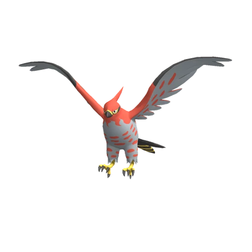 Talonflame, Front, in Pokémon Champions