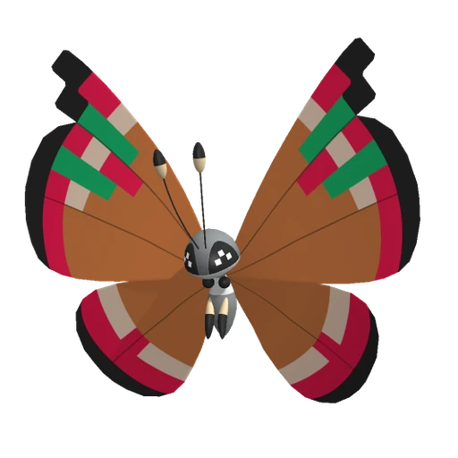 Vivillon Archipelago, Front, in Pokémon Champions