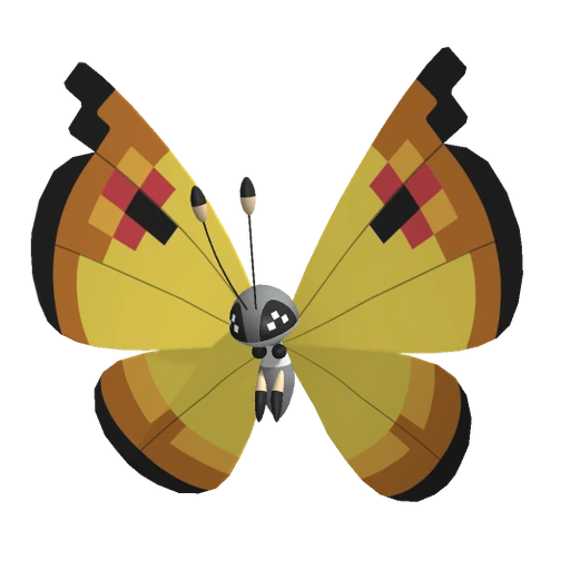 Vivillon Continental, Front, in Pokémon Champions