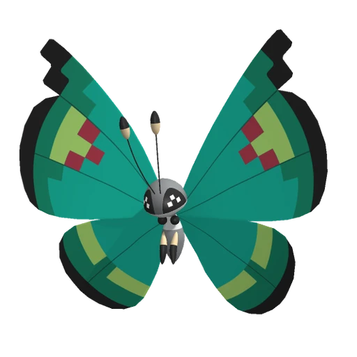 Vivillon Garden, Front, in Pokémon Champions
