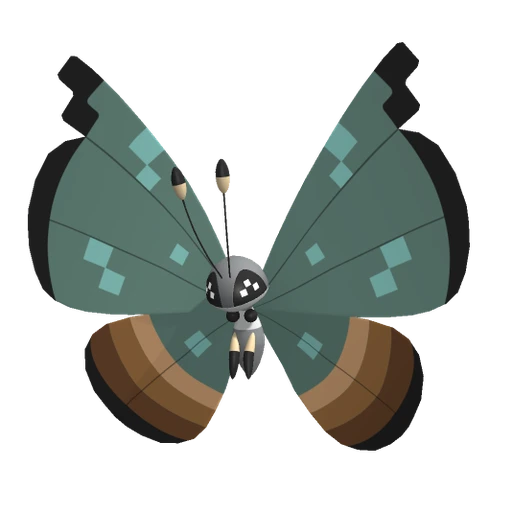 Vivillon Jungle, Front, in Pokémon Champions