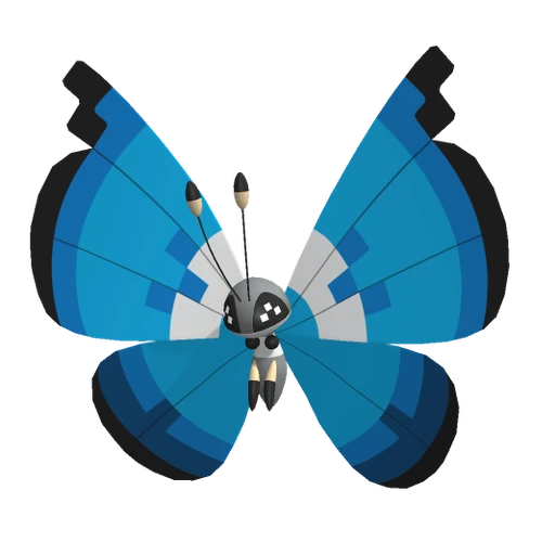 Vivillon Marine, Front, in Pokémon Champions