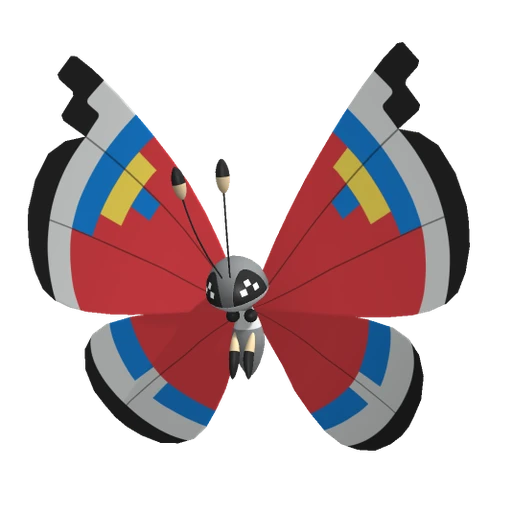 Vivillon Modern, Front, in Pokémon Champions