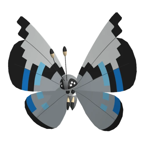 Vivillon Monsoon, Front, in Pokémon Champions