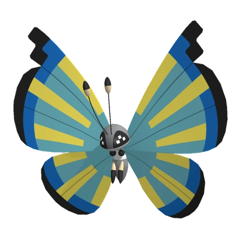 Vivillon Savanna, Front, in Pokémon Champions