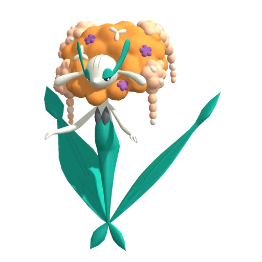 Florges (Orange Flower) artwork