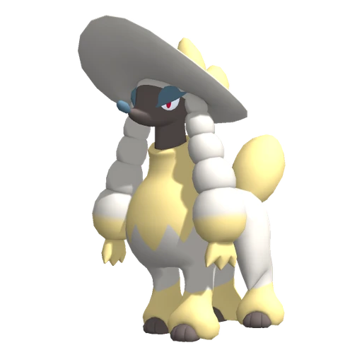Furfrou Debutante Trim, Front, in Pokémon Champions