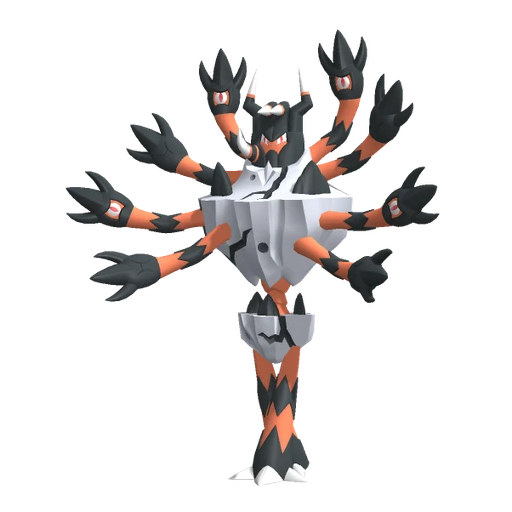 Barbaracle Mega, Front, in Pokémon Champions