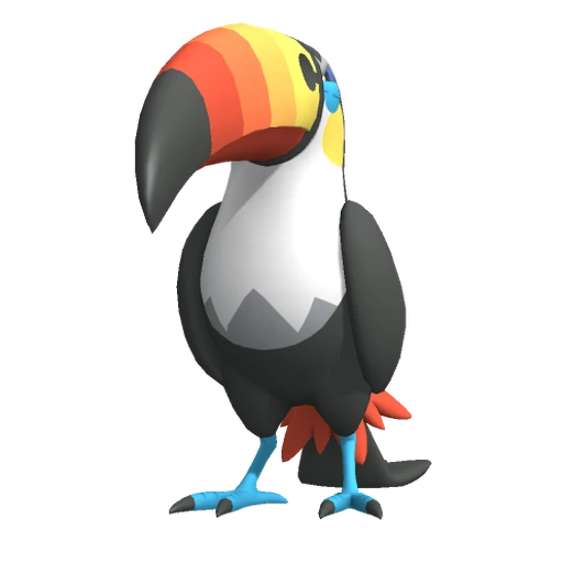 Toucannon, Front, in Pokémon Champions