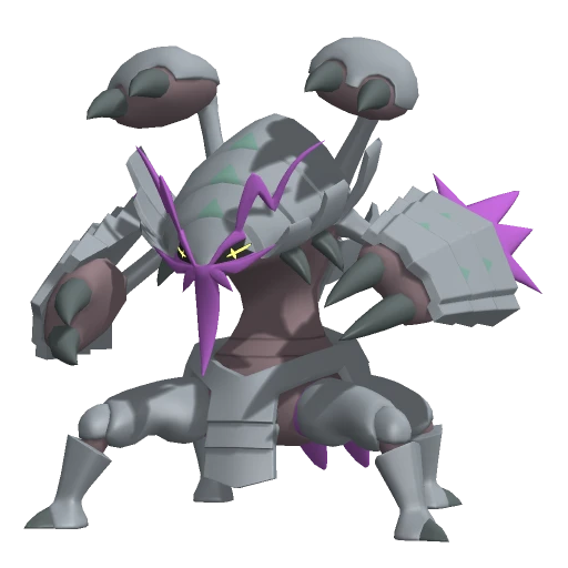 Golisopod Mega, Front, in Pokémon Champions