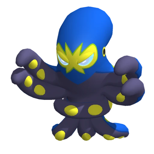 Grapploct, Front, in Pokémon Champions