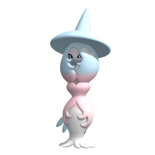 Hatterene, Front, in Pokémon Champions