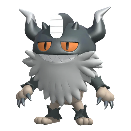 Perrserker, Front, in Pokémon Champions