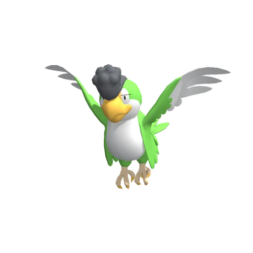 Squawkabilly Green Plumage in Champions