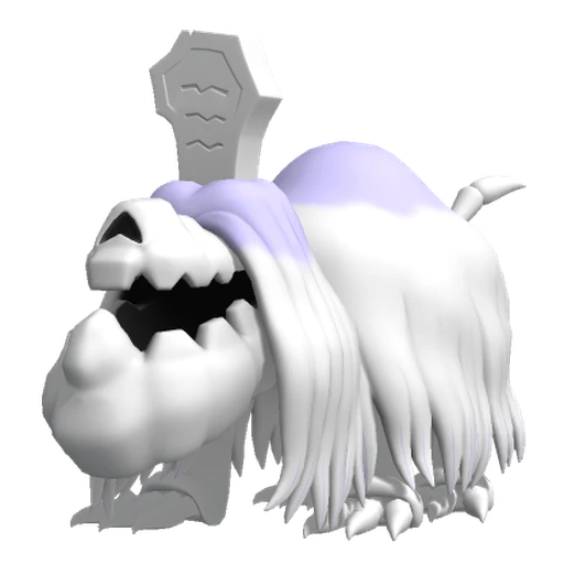 Houndstone, Front, in Pokémon Champions