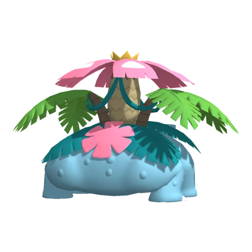 Venusaur Mega, Back, in Pokémon Champions