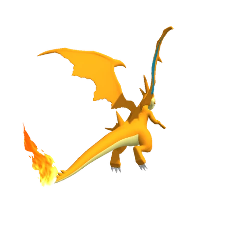 Charizard Mega Y, Back, in Pokémon Champions