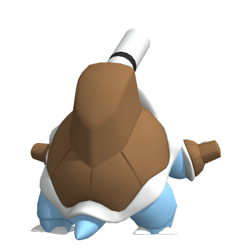 Blastoise Mega, Back, in Pokémon Champions