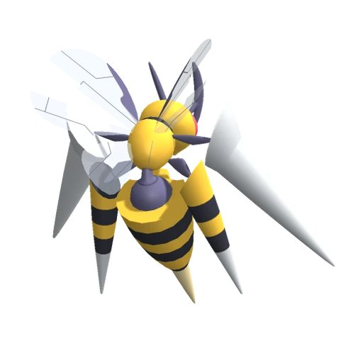Beedrill Mega, Back, in Pokémon Champions