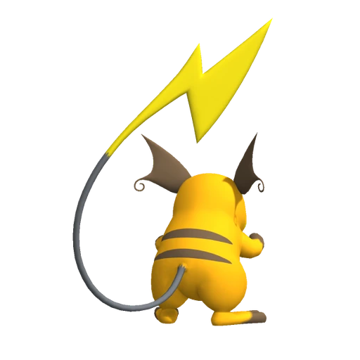 Raichu, Back, in Pokémon Champions