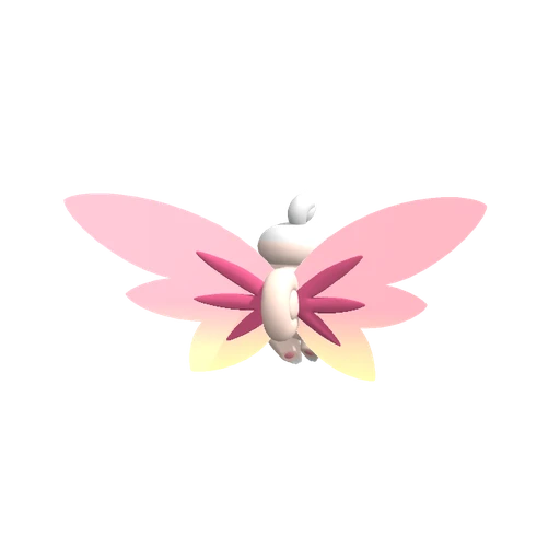 Clefable Mega, Back, in Pokémon Champions