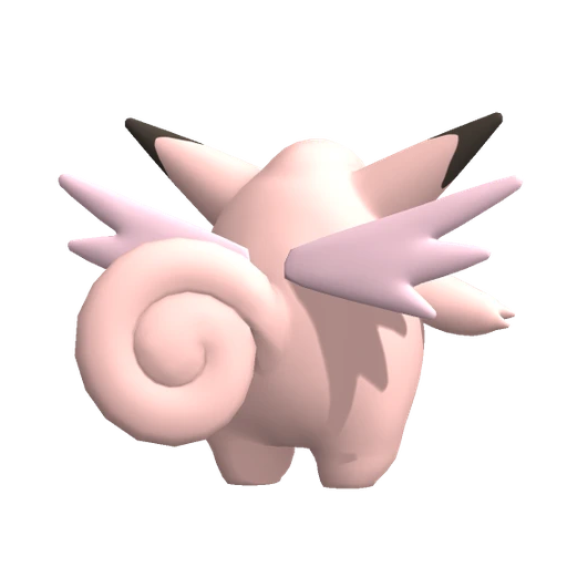 Clefable, Back, in Pokémon Champions