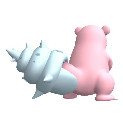 Slowbro, Back, in Pokémon Champions