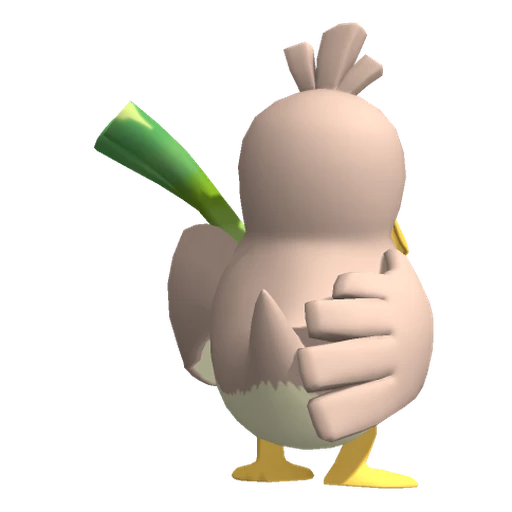 Farfetch'd, Back, in Pokémon Champions