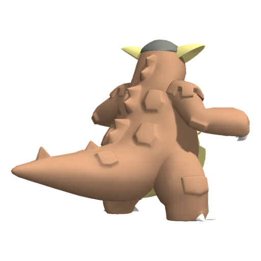 Kangaskhan, Back, in Pokémon Champions